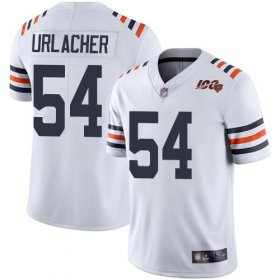 Wholesale Cheap Nike Bears #54 Brian Urlacher White Alternate Men\'s Stitched NFL Vapor Untouchable Limited 100th Season Jersey