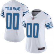 Wholesale Cheap Nike Detroit Lions Customized White Stitched Vapor Untouchable Limited Women's NFL Jersey