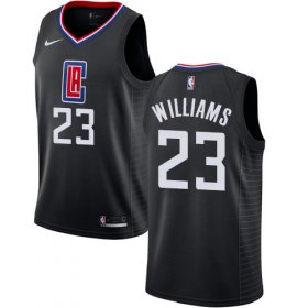 Wholesale Cheap Nike Clippers #23 Louis Williams Black NBA Swingman Statement Edition Jersey