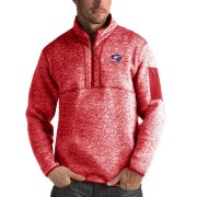 Wholesale Cheap Columbus Blue Jackets Antigua Fortune Quarter-Zip Pullover Jacket Red