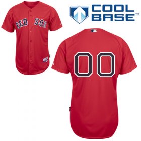Wholesale Cheap Red Sox Personalized Authentic Red MLB Jersey (S-3XL)