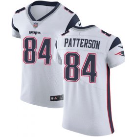 Wholesale Cheap Nike Patriots #84 Cordarrelle Patterson White Men\'s Stitched NFL Vapor Untouchable Elite Jersey