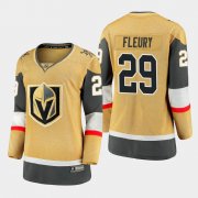 Cheap Vegas Golden Knights #29 Marc-Andre Fleury Women 2020-21 Player Alternate Stitched NHL Jersey Gold
