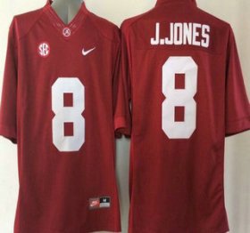 Wholesale Cheap Alabama Crimson Tide #8 Julio Jones Red 2015 College Football Nike Limited Jersey