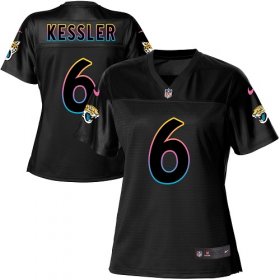 Wholesale Cheap Nike Jaguars #6 Cody Kessler Black Women\'s NFL Fashion Game Jersey