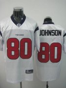 Wholesale Cheap Texans A.Johnson #80 White Stitched NFL Jersey