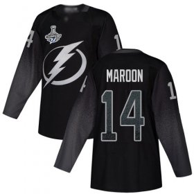 Cheap Adidas Lightning #14 Pat Maroon Black Alternate Authentic Youth 2020 Stanley Cup Champions Stitched NHL Jersey