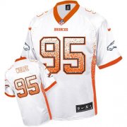 Wholesale Cheap Nike Broncos #95 Derek Wolfe White Youth Stitched NFL Elite Drift Fashion Jersey