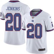 Wholesale Cheap Nike Giants #20 Janoris Jenkins White Men's Stitched NFL Limited Rush Jersey