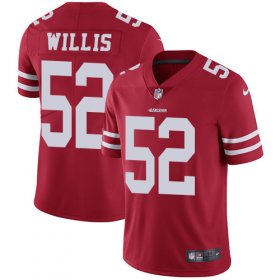 Wholesale Cheap Nike 49ers #52 Patrick Willis Red Team Color Men\'s Stitched NFL Vapor Untouchable Limited Jersey