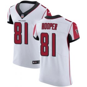 Wholesale Cheap Nike Falcons #81 Austin Hooper White Men\'s Stitched NFL Vapor Untouchable Elite Jersey