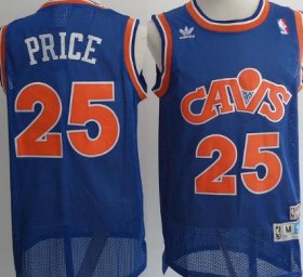 Wholesale Cheap Cleveland Cavaliers #25 Mark Price Blue Swingman Throwback Jersey