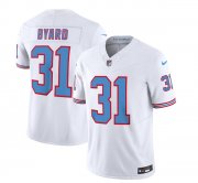 Wholesale Cheap Men's Tennessee Titans #31 Kevin Byard White 2023 F.U.S.E. Vapor Limited Throwback Football Stitched Jersey