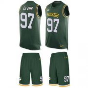 Wholesale Cheap Nike Packers #97 Kenny Clark Green Team Color Men's Stitched NFL Limited Tank Top Suit Jersey