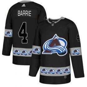 Wholesale Cheap Adidas Avalanche #4 Tyson Barrie Black Authentic Team Logo Fashion Stitched NHL Jersey