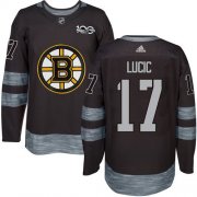 Wholesale Cheap Adidas Bruins #17 Milan Lucic Black 1917-2017 100th Anniversary Stitched NHL Jersey