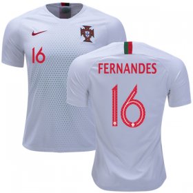 Wholesale Cheap Portugal #16 Fernandes Away Soccer Country Jersey