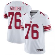Wholesale Cheap Nike Giants #76 Nate Solder White Men's Stitched NFL Vapor Untouchable Limited Jersey