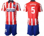 Wholesale Cheap Men 2020-2021 club Atletico Madrid home 5 red Soccer Jerseys
