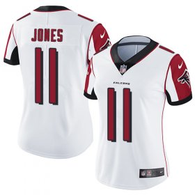 Wholesale Cheap Nike Falcons #11 Julio Jones White Women\'s Stitched NFL Vapor Untouchable Limited Jersey