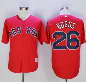 Wholesale Cheap Red Sox #26 Wade Boggs Red New Cool Base Stitched MLB Jersey