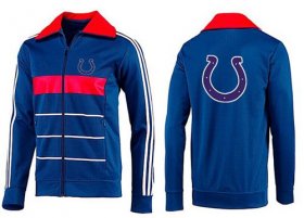 Wholesale Cheap NFL Indianapolis Colts Team Logo Jacket Blue_4