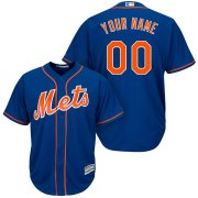 Wholesale Cheap New York Mets Majestic Cool Base Custom Jersey Royal