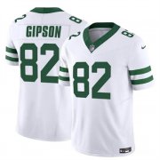 Cheap Men's New York Jets #82 Xavier Gipson 2023 F.U.S.E. White Throwback Vapor Untouchable Limited Football Stitched Jersey
