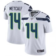 Wholesale Cheap Nike Seahawks #14 D.K. Metcalf White Men's Stitched NFL Vapor Untouchable Limited Jersey