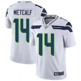 Wholesale Cheap Nike Seahawks #14 D.K. Metcalf White Men\'s Stitched NFL Vapor Untouchable Limited Jersey