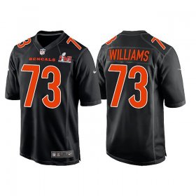Wholesale Cheap Men\'s Cincinnati Bengals #73 Jonah Williams 2022 Black Super Bowl LVI Game Stitched Jersey