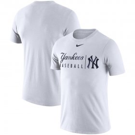 Wholesale Cheap New York Yankees Nike MLB Practice T-Shirt White
