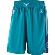 Wholesale Cheap Men's Jordan Brand Teal Charlotte Hornets Icon Swingman Basketball Shorts