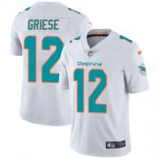 Wholesale Cheap Nike Dolphins #12 Bob Griese White Men's Stitched NFL Vapor Untouchable Limited Jersey