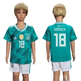 Wholesale Cheap Germany #18 Kimmich Away Kid Soccer Country Jersey