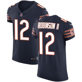 Wholesale Cheap Nike Bears #12 Allen Robinson II Navy Blue Team Color Men\'s Stitched NFL Vapor Untouchable Elite Jersey