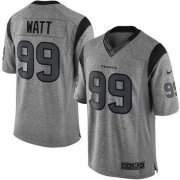 Wholesale Cheap Nike Texans #99 J.J. Watt Gray Men's Stitched NFL Limited Gridiron Gray Jersey