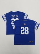 Wholesale Cheap Toddlers Indianapolis Colts #28 Jonathan Taylor Blue 2022 Vapor Untouchable Stitched NFL Nike Limited Jersey