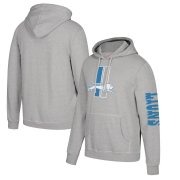 Wholesale Cheap Detroit Lions Mitchell & Ness Classic Team Pullover Hoodie Heathered Gray
