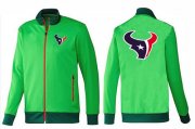 Wholesale Cheap NFL Houston Texans Team Logo Jacket Green