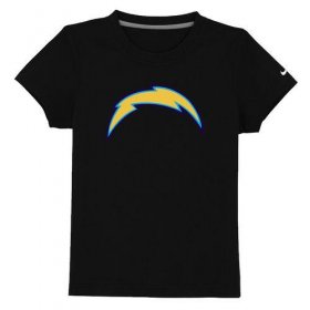 Wholesale Cheap Los Angeles Chargers Sideline Legend Authentic Logo Youth T-Shirt Black