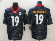 Wholesale Cheap Men's Pittsburgh Steelers #19 JuJu Smith-Schuster 2020 Camo Limited Stitched Nike NFL Jersey
