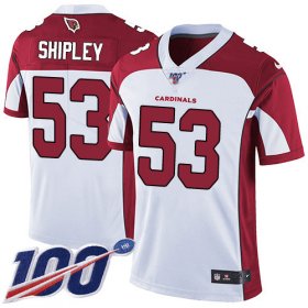 Wholesale Cheap Nike Cardinals #53 A.Q. Shipley White Men\'s Stitched NFL 100th Season Vapor Limited Jersey