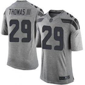 Wholesale Cheap Nike Seahawks #29 Earl Thomas III Gray Men\'s Stitched NFL Limited Gridiron Gray Jersey