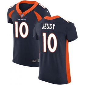 Wholesale Cheap Nike Broncos #10 Jerry Jeudy Navy Blue Alternate Men\'s Stitched NFL New Elite Jersey