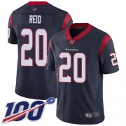 Wholesale Cheap Nike Texans #20 Justin Reid Navy Blue Team Color Men's Stitched NFL 100th Season Vapor Limited Jersey