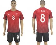 Wholesale Cheap Turkey #8 Inan Home Soccer Country Jersey
