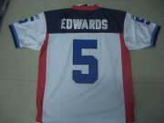 Wholesale Cheap Bills #5 Trent Edwards White Stitched NFL Jersey