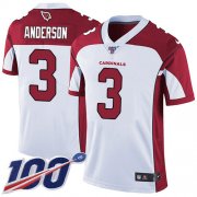 Wholesale Cheap Nike Cardinals #3 Drew Anderson White Men's Stitched NFL 100th Season Vapor Limited Jersey