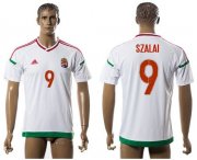Wholesale Cheap Hungary #9 Szalai Away Soccer Country Jersey